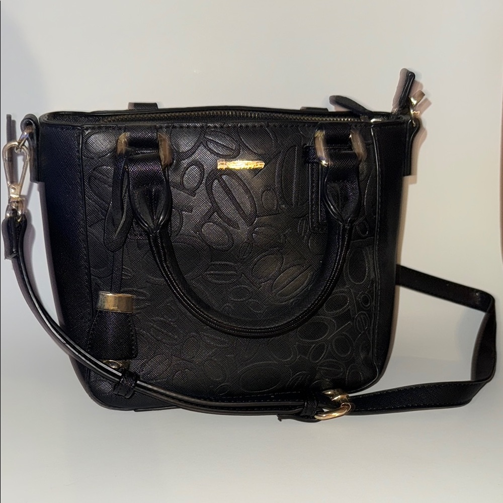 Bebe crossbody bag with gold accents